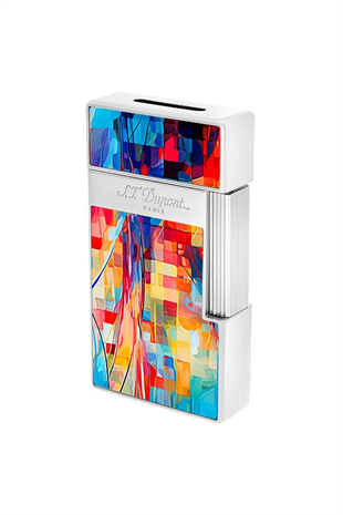 S.T. Dupont Biggy Lacquered Graffty Çok Renkli Puro Çakmağı 25024