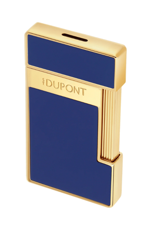 S.T. Dupont Lacquered Slimmy Mavi Puro Çakmağı 28225