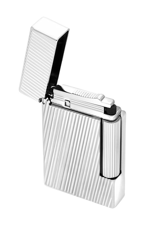 S.T. Dupont Initial Diagonal Gümüş Puro Çakmağı 20830