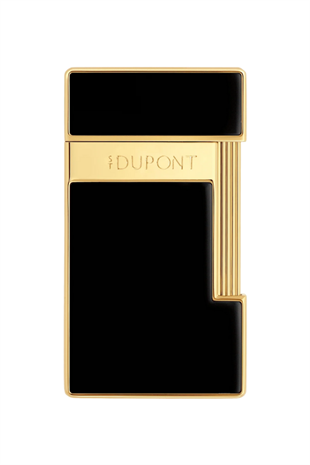 S.T. Dupont Lacquered Slimmy Siyah Puro Çakmağı 28222