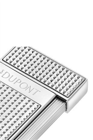 S.T. Dupont Slimmy Silver Diamond Head Puro Çakmağı 28120