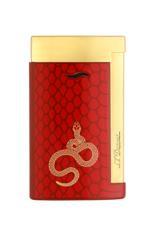 S.T. Dupont Lacquered Slim 7 Kırmızı Puro Çakmağı 27075