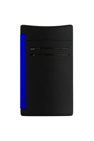 S.T. Dupont Maxijet Lacquered Neon Mavi-Siyah Puro Çakmağı 20171