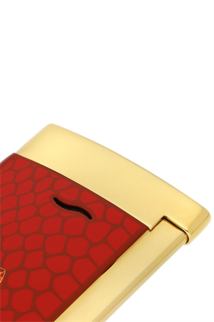 S.T. Dupont Lacquered Slim 7 Kırmızı Puro Çakmağı 27075