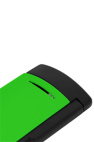 S.T. Dupont Minijet Lacquered Neon Yeşil Puro Çakmağı 10872