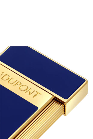 S.T. Dupont Lacquered Slimmy Mavi Puro Çakmağı 28225