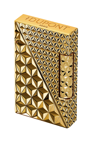 S.T. Dupont Ligne 2 Çift Soft Alev Fire X Gold Puro Çakmağı C16646