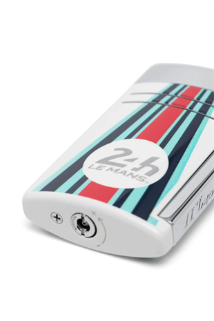 S.T. Dupont 24h Le Mans Beyaz-Krom Maxijet Puro Çakmağı 20088