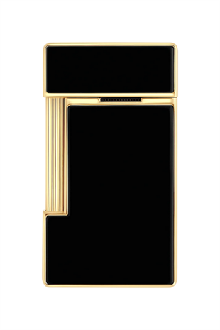 S.T. Dupont Lacquered Slimmy Siyah Puro Çakmağı 28222