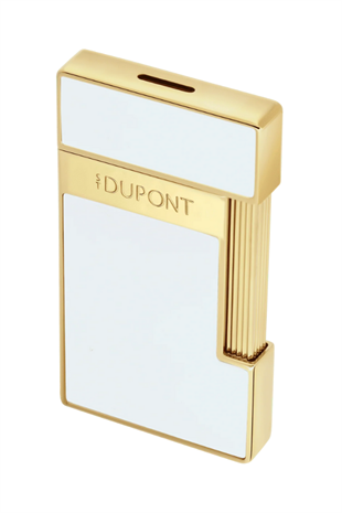 S.T. Dupont Lacquered Slimmy Beyaz Puro Çakmağı 28224