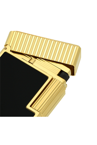 S.T. Dupont Ligne 1 Gold-Siyah Puro Çakmağı 14120