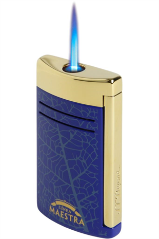 S.T. Dupont Linea Maestra Partagas Mavi-Gold Maxijet Puro Çakmağı 20095