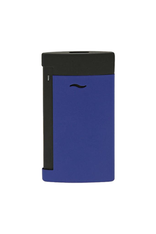 S.T. Dupont Slim 7 Mat Siyah-Mavi Puro Çakmağı 27761