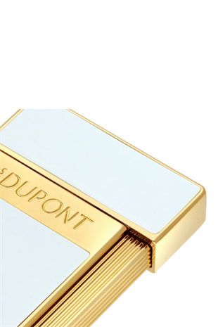 S.T. Dupont Lacquered Slimmy Beyaz Puro Çakmağı 28224
