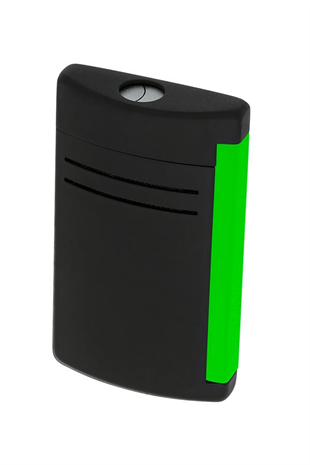 S.T. Dupont Maxijet Lacquered Neon Yeşil-Siyah Puro Çakmağı 20172