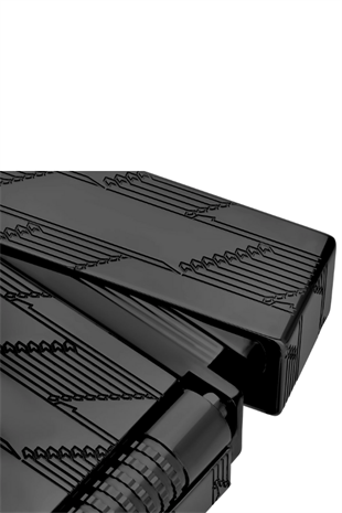 S.T. Dupont Le Grand Guilloche Monogram 1872 Siyah Puro Çakmağı C23179