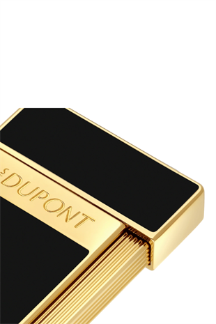 S.T. Dupont Lacquered Slimmy Siyah Puro Çakmağı 28222