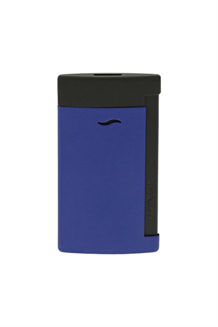 S.T. Dupont Slim 7 Mat Siyah-Mavi Puro Çakmağı 27761