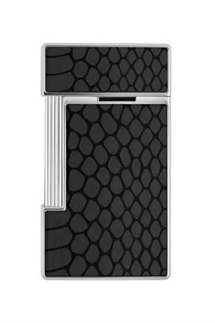 S.T. Dupont Lacquered Slimmy Siyah Puro Çakmağı 28076