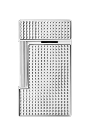 S.T. Dupont Slimmy Silver Diamond Head Puro Çakmağı 28120