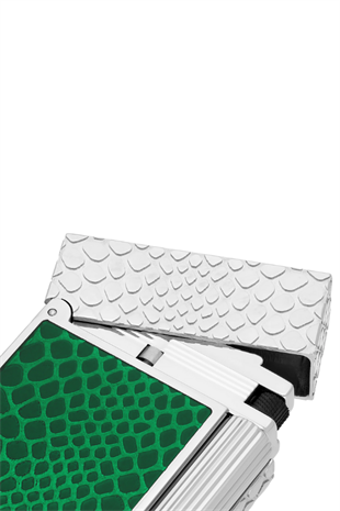 S.T. Dupont Ligne 2 Guilloche Under Lacquer Çift Soft Alev Puro Çakmağı C16078