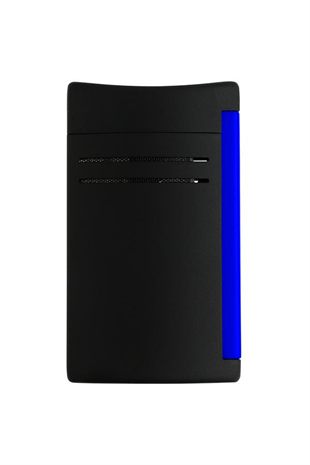 S.T. Dupont Maxijet Lacquered Neon Mavi-Siyah Puro Çakmağı 20171