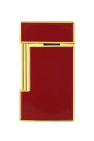S.T. Dupont Lacquered Slimmy Kırmızı Puro Çakmağı 28030