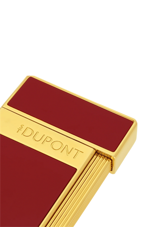 S.T. Dupont Lacquered Slimmy Kırmızı Puro Çakmağı 28030