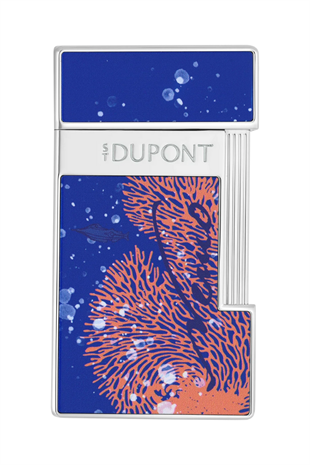 S.T. Dupont Slimmy 20.000 Leagues Under the Seas Mavi Puro Çakmağı 28053