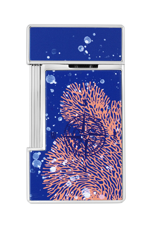 S.T. Dupont Slimmy 20.000 Leagues Under the Seas Mavi Puro Çakmağı 28053