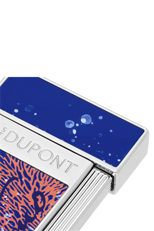 S.T. Dupont Slimmy 20.000 Leagues Under the Seas Mavi Puro Çakmağı 28053