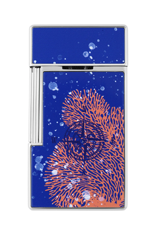 S.T. Dupont Biggy 20.000 Leagues Under the Seas Mavi Puro Çakmağı 25053