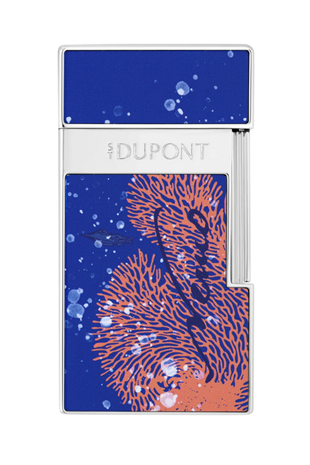 S.T. Dupont Biggy 20.000 Leagues Under the Seas Mavi Puro Çakmağı 25053