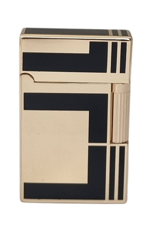 Vindiesel Soft Flame Siyah-Gold Desenli Çakmak