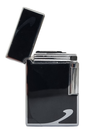 Vindiesel Soft Flame Siyah-Gümüş Desenli Çakmak