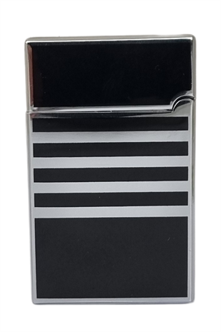 Vindiesel Soft Flame Siyah-Gümüş Desenli Çakmak