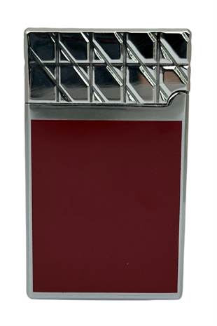 Vindiesel Soft Flame Kırmızı-Gümüş Desenli Çakmak