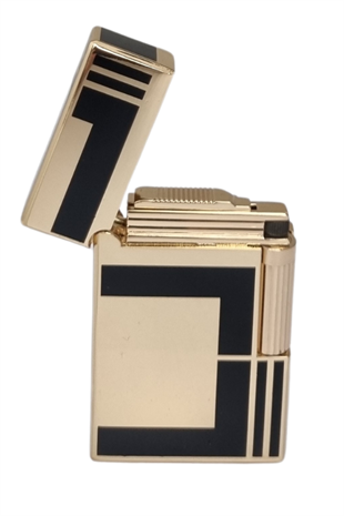 Vindiesel Soft Flame Siyah-Gold Desenli Çakmak