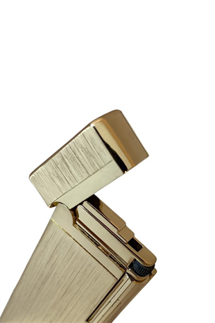 Vindiesel Fırçalı Gold Slim Soft Flame Çakmak