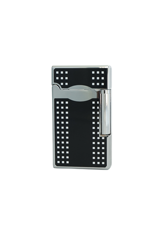 Vindiesel Tek Torch Pürmüz Siyah-Gümüş Puro Çakmağı