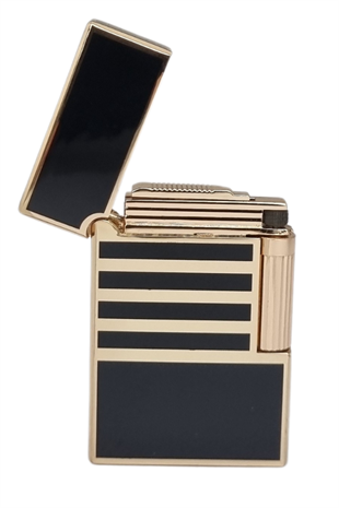 Vindiesel Soft Flame Siyah-Gold Desenli Çakmak