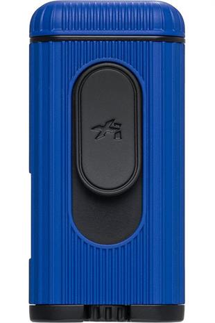 Xikar Hedron Siyah-Mavi Tek Torch Puro Çakmağı