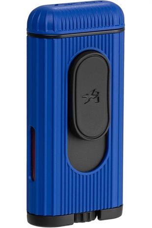 Xikar Hedron Siyah-Mavi Tek Torch Puro Çakmağı