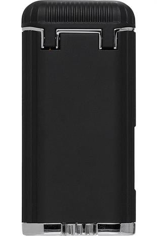 Xikar Hedron Siyah-Gümüş Tek Torch Puro Çakmağı