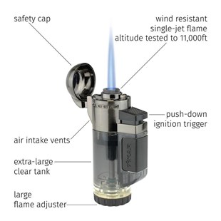 Xikar Tech Tek Torch Pürmüz Lighter Puro Çakmağı