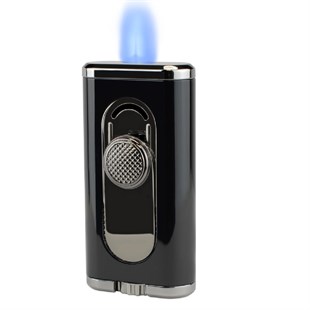 Xikar Verano Perde Alev Siyah Puro Çakmağı