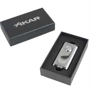 Xikar Verano Perde Alev Gümüş Puro Çakmağı