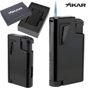 Xikar Xk1 Tek Torch Pürmüz Siyah Puro Çakmağı