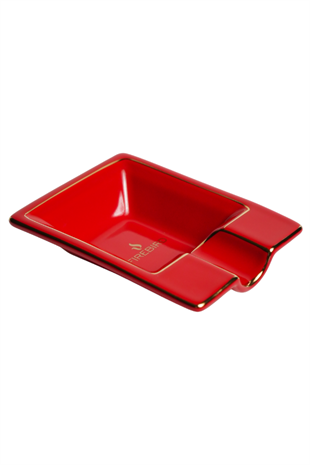 Firebird Kırmızı Tekli Porselen Puro Küllüğü