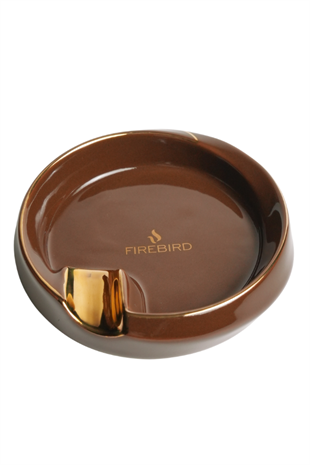 Firebird Kahverengi-Gold Tekli Porselen Puro Küllüğü